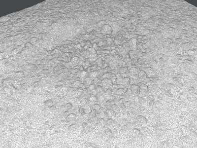 roadbump02 hole in road 3D model