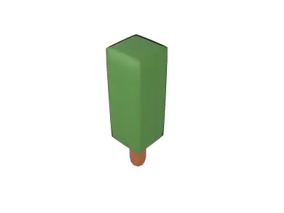 Cartoon Tree v15 002 Low-poly 3D model