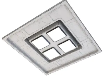 Futuristic Apartment Ceiling 3D model buy