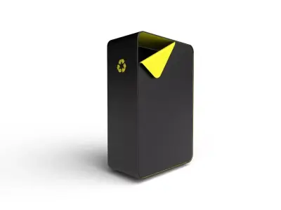 Bin M01 Low-poly 3D model