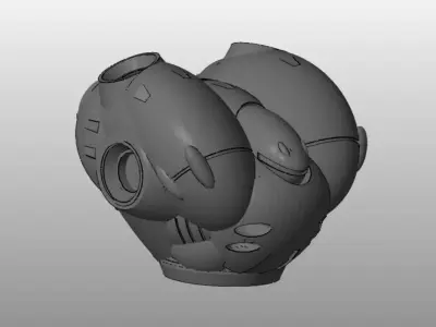 CHIBI-TECH SD - ANACONDA CORE 3D print model