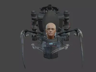 scientist toilet upgraded 3D model