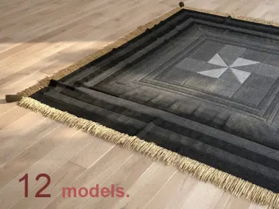 Carpet 3 pack 3D model