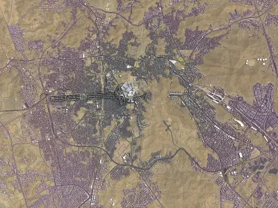 Mecca - 3D City Model Low-poly 3D model