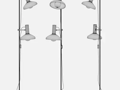 Floor lamp Duo BoConcept 3D model