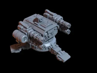 Sentry gun 3D print model