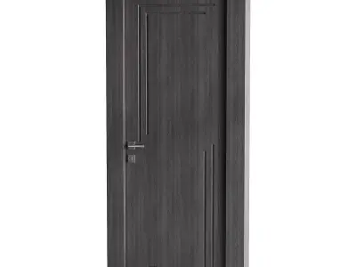 Modern entrance door 14 3D model