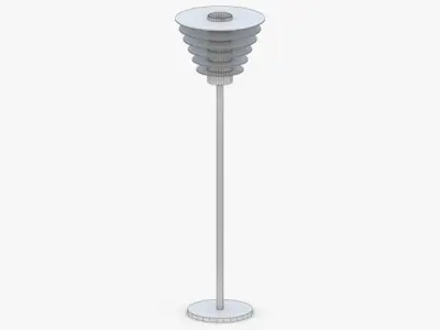 1420 - Floor Lamp Low-poly 3D model