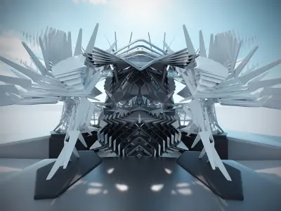 Throne room 3D model