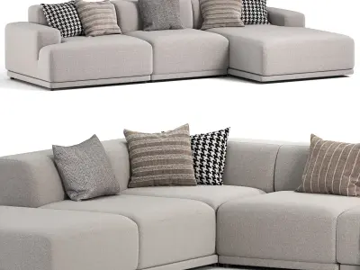 Connect Soft Modular Sofa 3D model