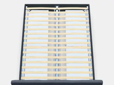 IDANAS Upholstered storage bed 1 Low-poly 3D model