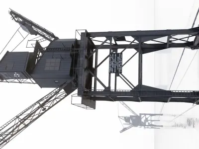 Southampton Crane 3D model 3D model