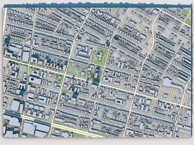 Cathedral Basilica of Saint Louis United States 3D model