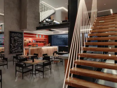 Modern Restaurant  3D model