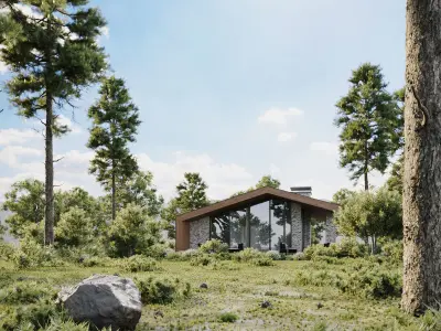 Exterior scene - Models - Lighting 3D model