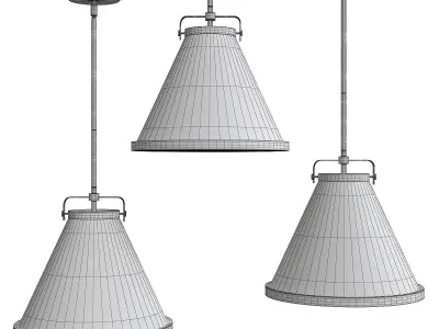 Lark Pendant Light Low-poly 3D model