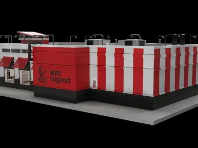 KFC Building 3D model