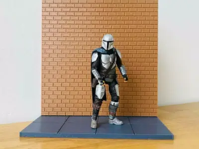 CUSTOM BRICK WALL AND SIDE WALK 3D print model