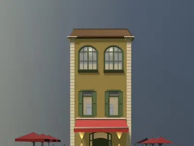 Retro cafe 2023-0006 3D model