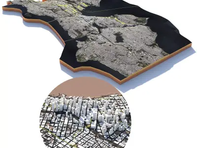 Seattle Washington USA 3D model