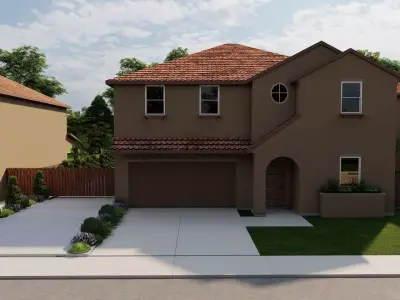 Garden Landscape 3D Model - SketchUp and Lumion Scene 3D model