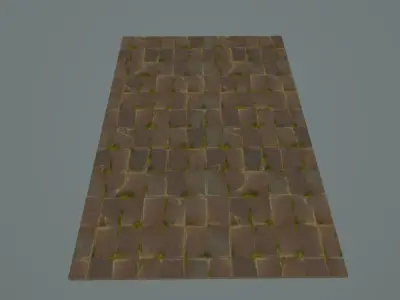 tiled floor Free low-poly 3D model