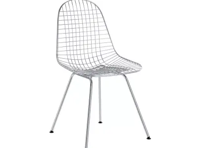Wire Chair DKX by Vitra 3D model