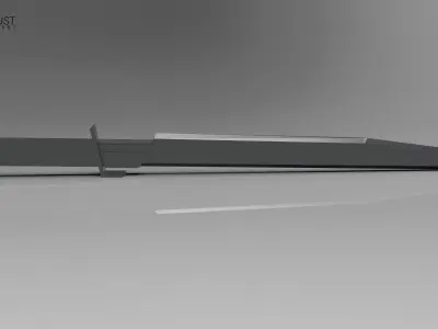 Darksaber sword for 1 12 scale Black series 6 inch 3D print model