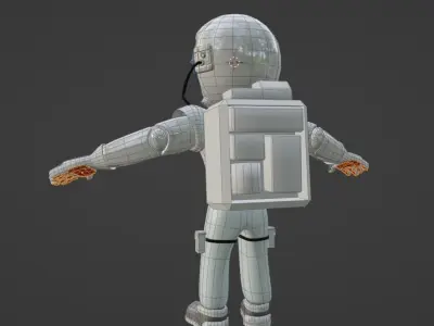 Space Man 3D model
