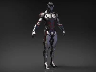 Sci-Fi Character 3D model buy