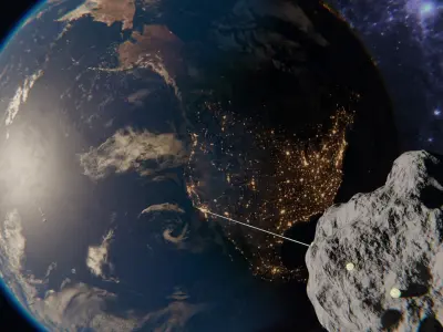 Space Elevator Scene  3D model