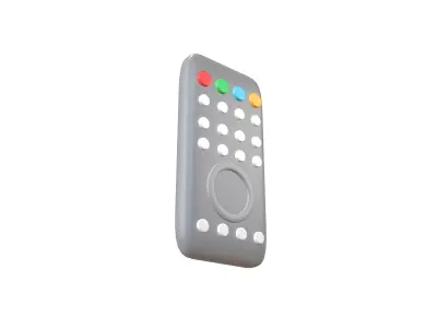 Remote Icon v1 002 Low-poly 3D model