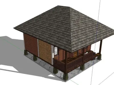 Creative Design-Holiday Cabin-062 3D model