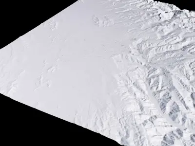 La Paz Bolivia City Landscape 3D Model 3D model