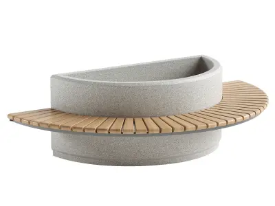 PLANTER BENCH 298 3D model