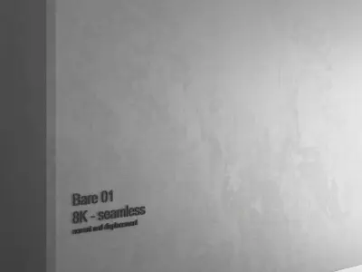 Concrete vol01 Bare 8K Seamless PBR Materials Texture