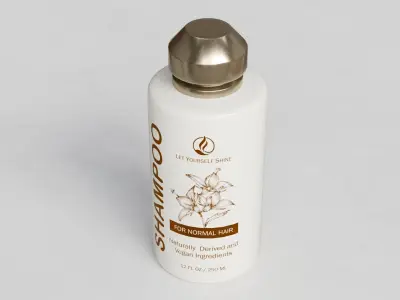 ShineOn Shampoo Low-poly 3D model