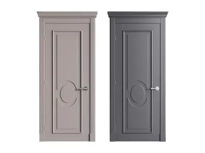 Modern entrance door 65 3D model