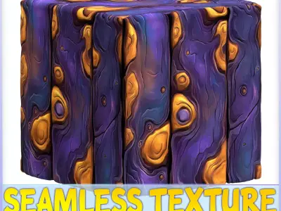Stylized Wood Seamless Texture Texture 48