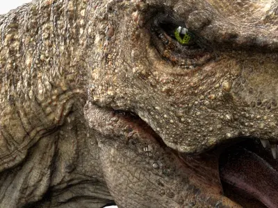  Tyrannosaurus Rex (Animated) (Rigged) 