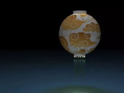 Chinese Lamps  Free 3D model