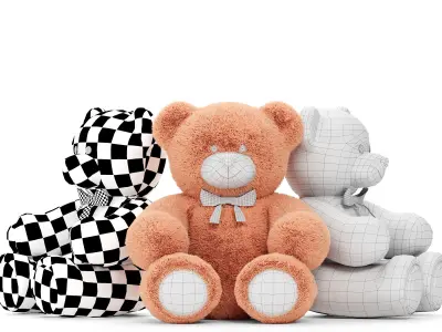 teddy bear toys 3D model