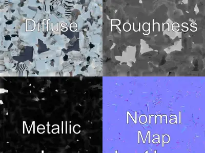 Mechanical Elephant with Metallic Thin Legs and Grabbing Trunk Low-poly 3D model