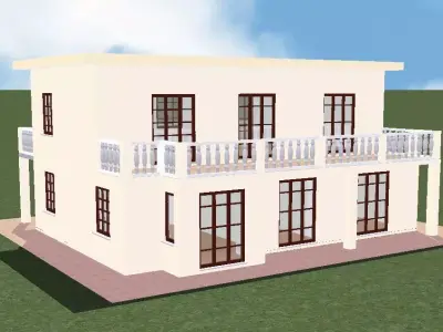 House 02  3D print model