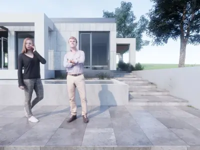 Contemporary Villa 3D model