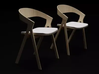 Cover chair  Design 3D model Low-poly 3D model