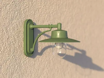 vienna public wall lamp 3D model