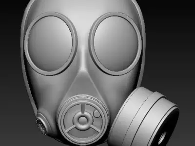 Gas Mask Pendant 3D print model