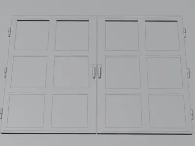  Window 3D Model  Design for Architectural  Low-poly 3D model