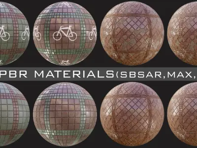 32 PBR Materials Texture